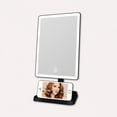 thumbnail image 5 of Impressions Vanity Charmed Tri Tone LED Makeup Mirror with Lights and Catchall Tray (Black), 5 of 9