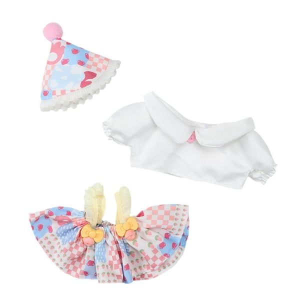 Muñecas de 20 cm Decoración de ropa Juguetes Vestidos para artesanías de bricolaje para el día de los niños Props