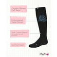 thumbnail image 3 of MeMoi  Tassel Cotton Knee High Socks - Girls - Female, 2, Black, 3 of 7