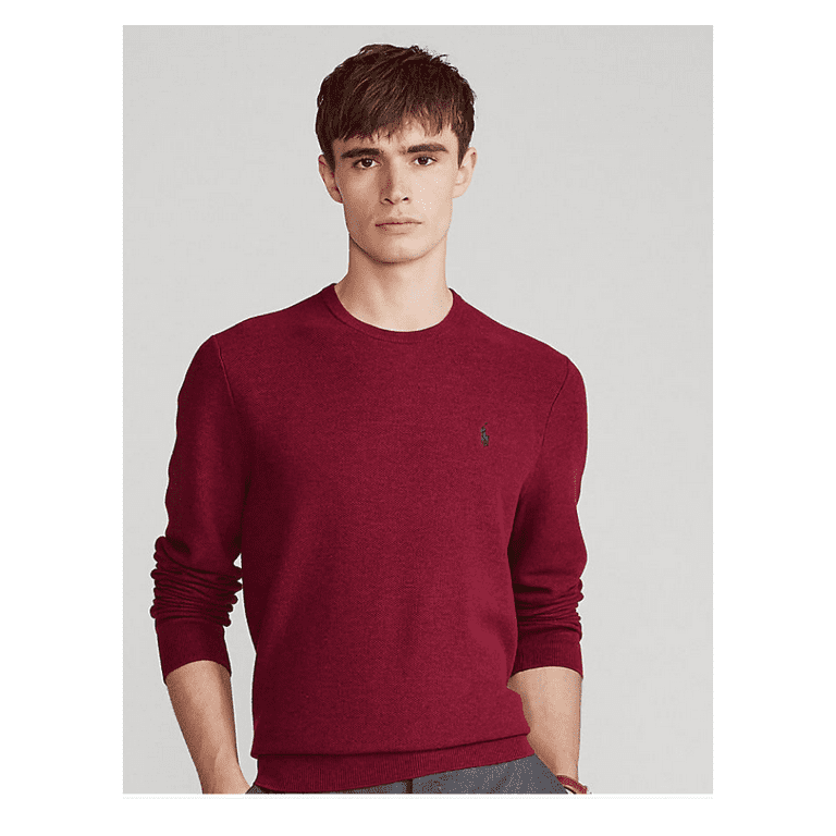 Ralph lauren red v neck sweater discount