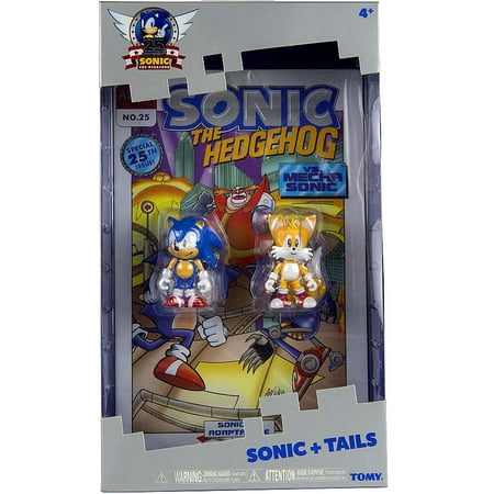 Sonic & Tails Action Figure 2-Pack With Comic Book Sonic The