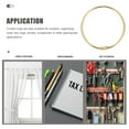 thumbnail image 4 of 24pcs Circular Curtain Hanging Rings Household Metal Circular Curtain Rings, 4 of 5