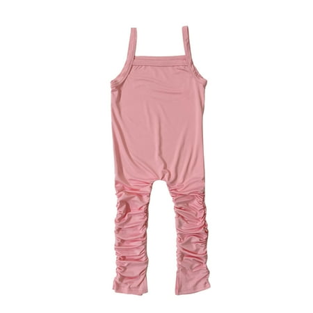 

Larisalt Baby Girl Romper Baby Organic Cotton Footed Sleep And Play Pajamas Pink