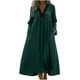 thumbnail image 1 of Vestido de Verano Casual de las Mujeres sin Mangas Gradual Vestido Largo con Cuello en V, Maxi Suelto Fluido para la Playa Y el Uso de Vacaciones, 1 of 8