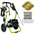 thumbnail image 3 of Greenworks 2000 Max PSI, 1.1 GPM (13 Amp) Electric Pressure Washer GPW2000-1RG, 3 of 10