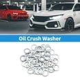 thumbnail image 2 of Unique Bargains 50pcs Engine Oil Crush Washers Drain Plug Gaskets 16mm ID. 22mm OD. for Auto Car, 2 of 2