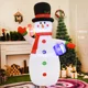 thumbnail image 1 of Muñeco inflable de Papá Noel montado en oso polar para Navidad, juguete inflable para interior y exterior, decoración navideña para jardín, 1 of 5