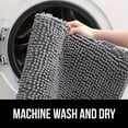 thumbnail image 5 of Dog Door Mat for Muddy Paws, Absorbs Moisture and Dirt, Non-Slip Washable Mat, Quick Dry Microfiber, Mud Mat for Dogs, Entry Indoor Door Mat for Inside Floor(31x20 Inches, Grey), 5 of 5