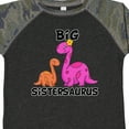 thumbnail image 4 of Inktastic Big Sistersaurus with Cute Sibling Dinosaurs Girls Toddler T-Shirt, 4 of 5