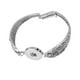 thumbnail image 2 of Pulsera de botón Fernando de plata intercambiable, 2 of 6