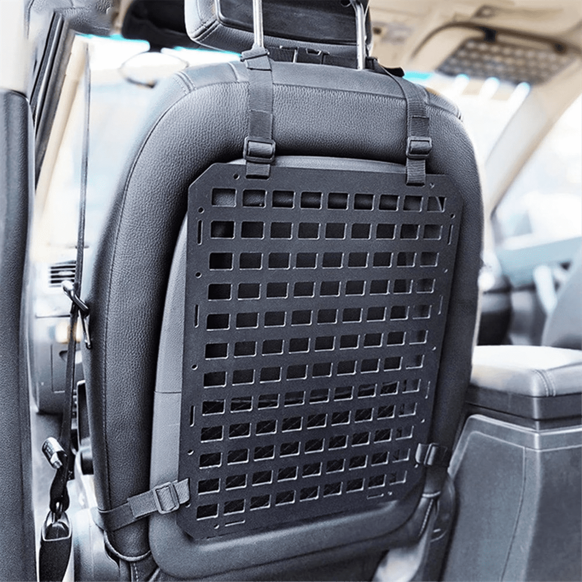 Car Seat Back Molle Panel, Panel Organizer for Car, SUV Truck, Equipment Modular Pouch Tool Accessories