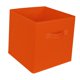 thumbnail image 2 of Cubo de almacenamiento plegable, cesta abierta, cesto de ropa plegable para la familia naranja, 2 of 9