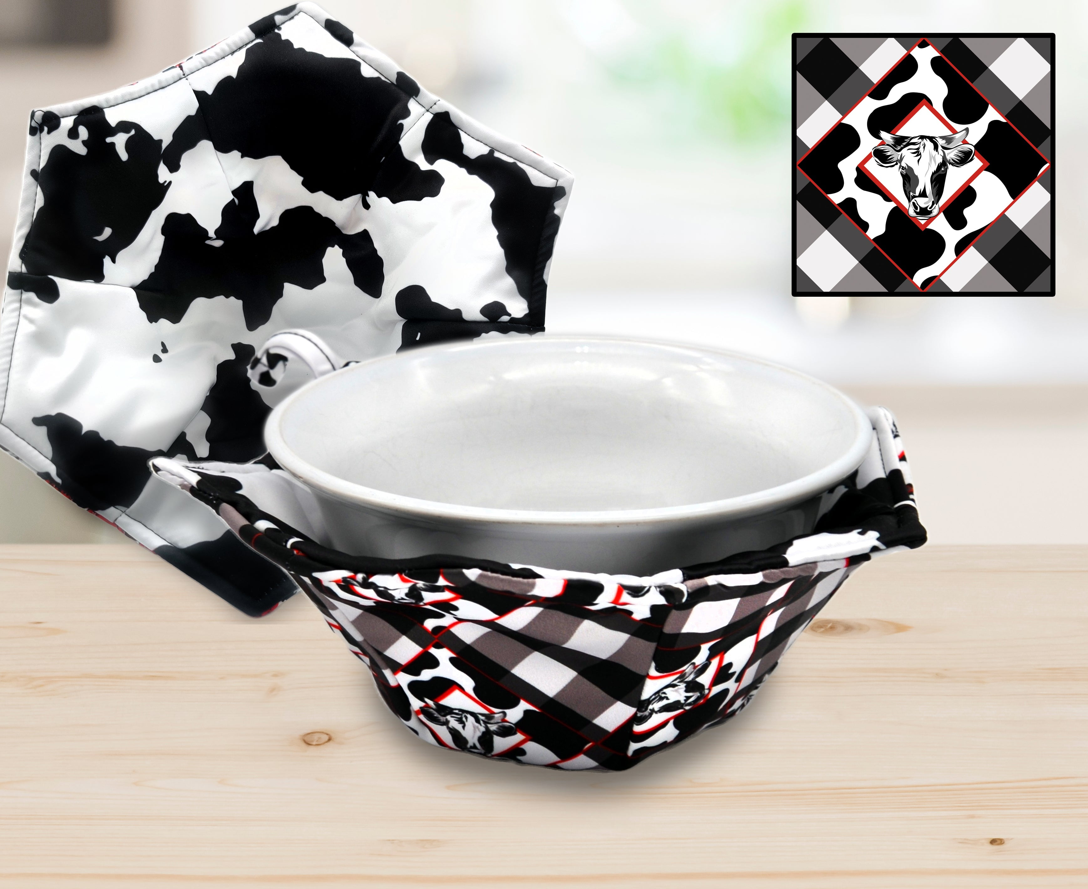  Cattle Call Microwave Bowl Cozy : Handmade Products