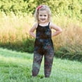 thumbnail image 5 of HAOTAGS Baby Girl Jumpsuit One Piece Sleeveless Strap Romper Graphic Print Pant with Pockets Summer Outfit Clothes Black Size 5-6 Years, 5 of 5