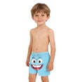 thumbnail image 4 of Xuhomer Summer Swim Trunks for Boys Teens Funny Emoji Print Drawstring Elastic Waist Beach Shorts Casual Loose Vacation Bathing Suit 6-15T, 4 of 7