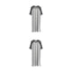 thumbnail image 4 of Sonducket Elegante para hombre para descansar y dormir Transpirable y neutral en género Idea de regalo de algodón para hombres Albornoz Hombres gris oscuro gris claro SG 2Conjunto, 4 of 6