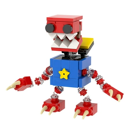 MOOXI Project Playtime Boxy Boo Building Block Set,Classic Creative Building Blocks Children Kit,Gifts for Kids(121pcs)
