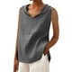 thumbnail image 1 of Vestidos Casuales Para Mujer, Blusas De Mujer De Moda Blusa suelta informal de color sólido con cuello redondo y sin mangas para mujer, 1 of 5