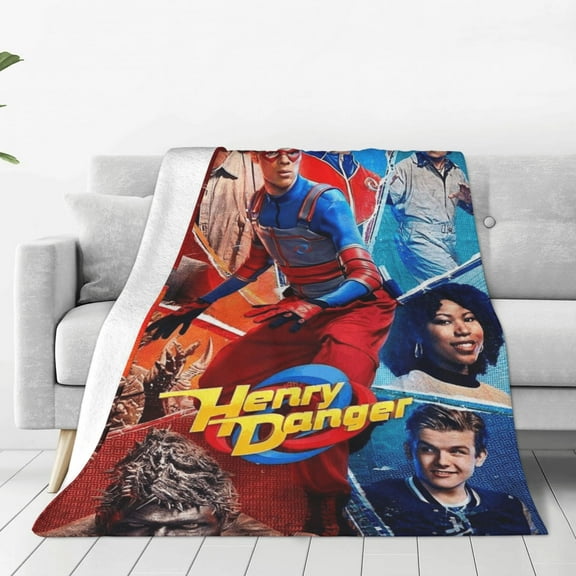 Henry Danger Ultra-Soft Micro Fleece Blanket Cozy Blanket Thick Warm Plush Throw Blanket Sofa Cushion
