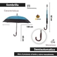 thumbnail image 3 of Sombrilla De Macana La Merced Baston Semiautomático Multicolor, 3 of 3