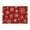 Red, variant on Xmas Snowflakes Winter Seasonal Holiday Farmhouse Kitchen Dining Table Decoration For Indoor Outdoor Dinner Decor (Red) christmas placemats thanksgiving placemats