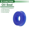 thumbnail image 3 of Anillo de Sello de Aceite Universal Unique Bargains Labio UN Sello de Eje Rotativo 12x25x8mm Alta Presión TPU Azul 10 Pcs, 3 of 7