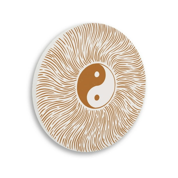 Stupell Industries Taijitu Symbol Yin Yang Harmony Abstract Pattern Graphic Art Unframed Art Print Wall Art, Design by Ziwei Li