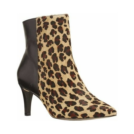 New Walking Cradles Womens W-74903 Leopard Booties Size (Best Winter Walking Shoes)