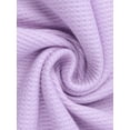 thumbnail image 6 of DARING DIVA Waffle Knit Lounge Set 2 Pieces Outfits Tracksuit Sweatsuits 2XL Purple, 6 of 6