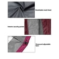 thumbnail image 5 of Womens Waterproof Rain Jacket, Lightweight Windproof for Hiking Travel Tango Red M, 5 of 6