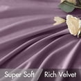 thumbnail image 5 of Lavender Velvet Curtains 90 inches 2 Panels - Luxury Room Darkening Window Drapes for Bedroom Living Room Thermal Insulated Super Soft Blackout, Back Tab Rod Pocket Pinch Pleated, Purple, 5 of 13