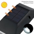 thumbnail image 2 of Outdoor Solar Powered 6 LED Wall Light Garden Security Landscape Lamps Yard Walkway Lighting, 2 of 6