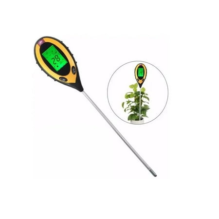Medidor Digital De Plantas 4 En 1 Ph Humedad Luz Suelo