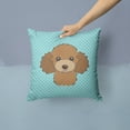 thumbnail image 2 of Dog Face Checkerboard Design Fabric Decorative Pillow, 2 of 4