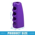 thumbnail image 4 of Unique Bargains Car Handbrake Cover Interior Decoration Accessory Handbrake Grips Decoration Protector for Ford for Mustang 2015-2021 Metal Purple, 4 of 7
