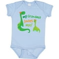thumbnail image 3 of Inktastic Grandma Loves Me Grandchild Dinosaur Boys Baby Bodysuit, 3 of 5