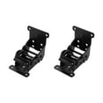 thumbnail image 4 of 2 soportes plegables con tornillo, bisagras autoblocantes multifuncionales, soporte de extensión para estantes de cocina, oficina, sofá, escritorio. Negro mate, 4 of 8