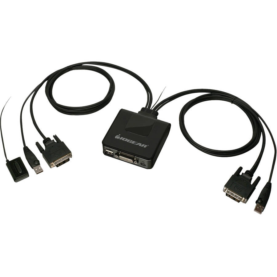 IOGEAR GCS922U 2-Port USB DVI Cable KVM Switch by IOGEAR