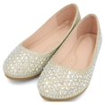 thumbnail image 2 of LAVRA Girls Ballet Flats Glitter Mary Jane  Dress Shoes, 2 of 4