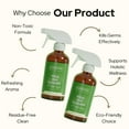 thumbnail image 2 of Yoga Mat Cleaner Spray – Natural Plant-Based Deodorizing Spray, Safe for All Mats & Gym Equipment, 8 oz, 2 of 6