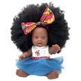 thumbnail image 2 of Orijin Bees Fro Love Baby Bee Doll - Las cosas favoritas de Oprah Muñeca afroamericana Muñeca negra Muñeca latina Muñeca afro Muñeca bebé Muñeca de pelo rizado Muñeca bebé Muñeca africana Regalo de cu, 2 of 5