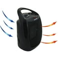 thumbnail image 3 of Vie Air 1500W Portable 3-Settings Black Ceramic Heater with Adjustable Thermostat, 3 of 6