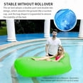 thumbnail image 2 of Inflatable Couch Air Sofa Hammock Portable, Waterproof Anti Air Leaking Design Camping Chair for Traveling Beach Picnics & Music Festivals Camping (Green), 2 of 4