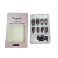 thumbnail image 5 of Wgnrb 12 Pcs Short False Nails Red Bow False Nails Decorative False Nails for Women, 5 of 5