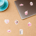 thumbnail image 5 of 35pcs Cute Stickers Sweet Stationery Stickers Romantic Pink Animal Stickers for Laptops Suitcases, 5 of 9