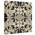 thumbnail image 2 of Ships Next Day Canvas Wall Art 16"x16", Black Floral Wood Framed Canvas Print Painting, Vintage Khaki Floral Retrp Plant Leaf Ready to Hang Picture Wall Decor for Home Bedroom Kitchen Office, 2 of 9