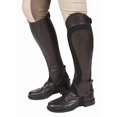 thumbnail image 2 of Half Chaps TuffRider Derby Leather para mujer M Mocha, 2 of 3
