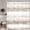 Brown, variant on Abstract Shower Curtain for Bathroom Decor,Modern White Grey Striped Aesthetic Minimalist Geometric Simple Neutral Watercolor Painting Fabric Waterproof Polyester 12 Pack Hooks,72" x 72"