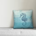 thumbnail image 2 of Creative Products Abstract Seahorse 18x18 Spun Poly Pillow, 2 of 2