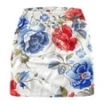 thumbnail image 4 of Njagoc3 Womens High - Waisted Bold Floral Print Skort - Vibrant Design for Summer Beach & Parties, 4 of 6